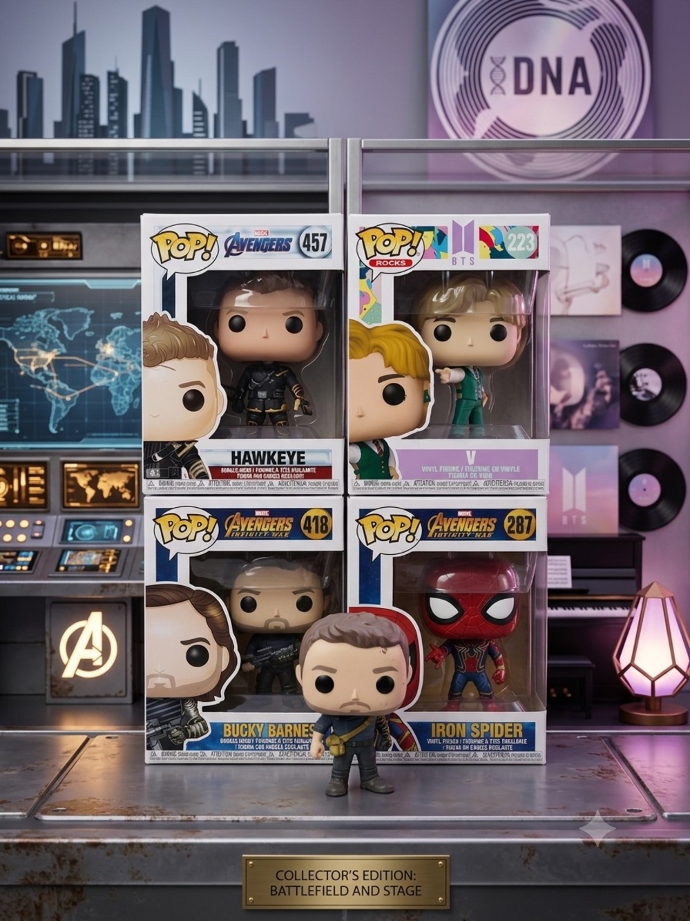 Ultimate Collector’s Bundle: Marvel Avengers & BTS Funko Pop Set!